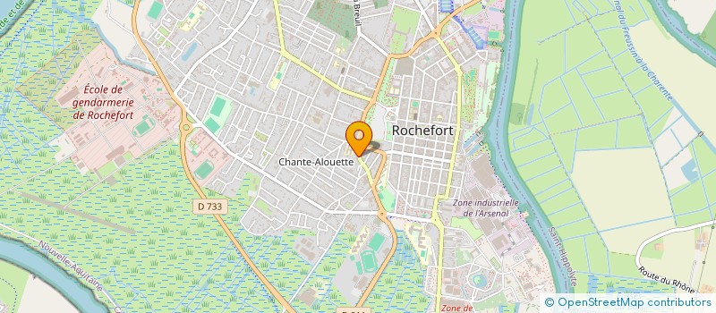 localisation de l'entreprise BAIONA  ROCHEFORT