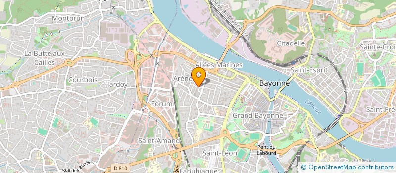 localisation de l'entreprise BAIONA FOOTBALL CLUB à BAYONNE