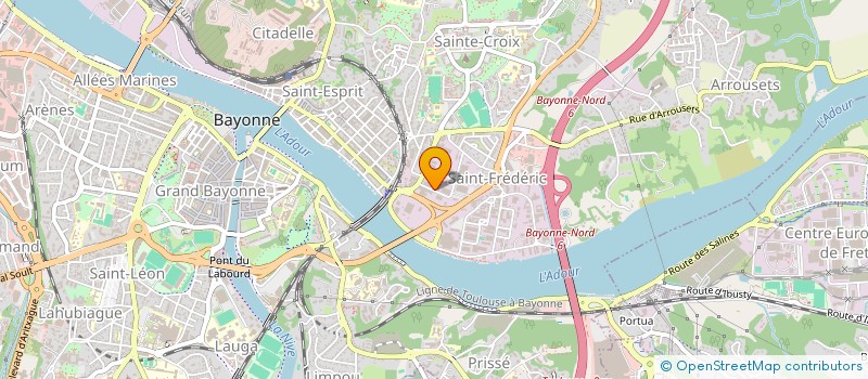 localisation de l'entreprise BAIONA TRAINING à BAYONNE