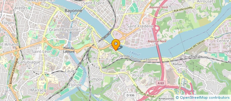 localisation de l'entreprise BAIONAKO DULTZAINEROAK à BAYONNE