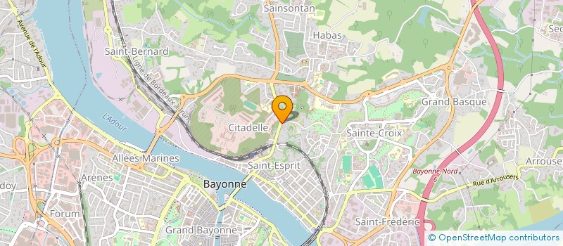 localisation de l'entreprise BAIONAKO GAITEROAK à BAYONNE