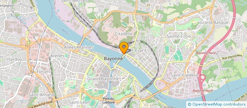 localisation de l'entreprise BAIONAKO LOUSTAU à BAYONNE