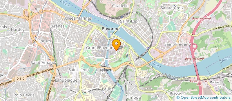 localisation de l'entreprise BAIONAN EUSKARAZ BIZI ELKARTEA à BAYONNE