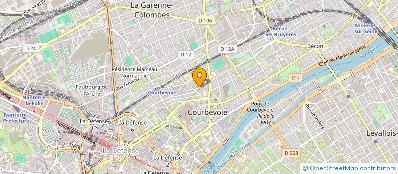 localisation de l'entreprise BAIRRO ALTO  COURBEVOIE