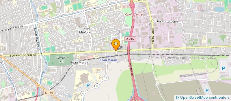 localisation de l'entreprise BAISMO  CALAIS