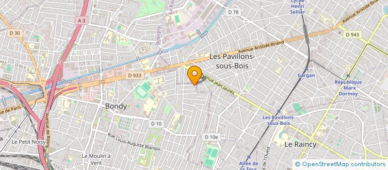 localisation de l'entreprise BAIT  BONDY