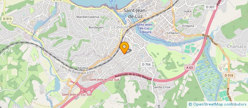 localisation de l'entreprise BAITA ABEBERRY  CIBOURE