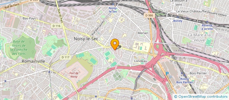 localisation de l'entreprise BAITEL à NOISY-LE-SEC