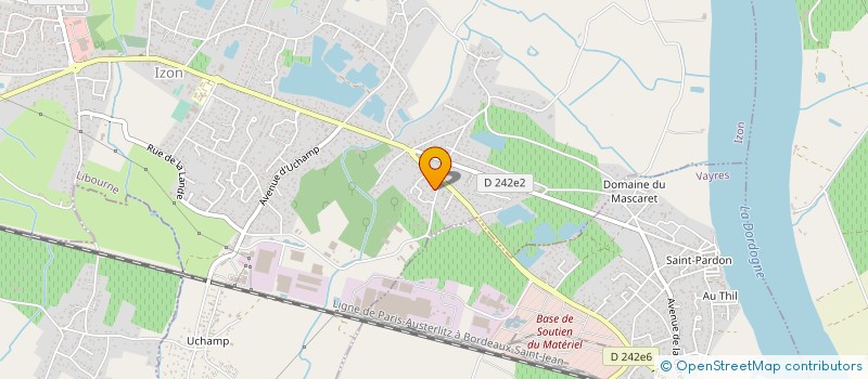 localisation de l'entreprise BAIXAS PLOMBERIE  IZON