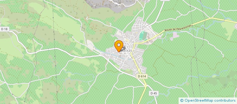 localisation de l'entreprise BAIXAS, TERROIRS, CULTURE ET PATRIMOINE  BAIXAS