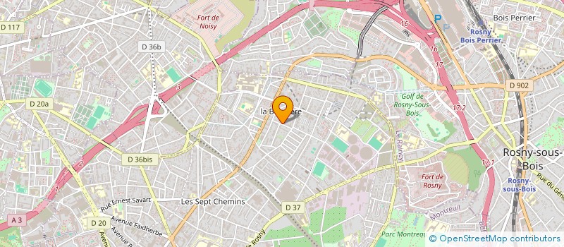 localisation de l'entreprise BAIYO à MONTREUIL