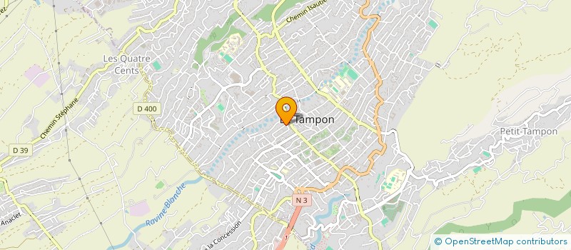localisation de l'entreprise BAJ  LE TAMPON