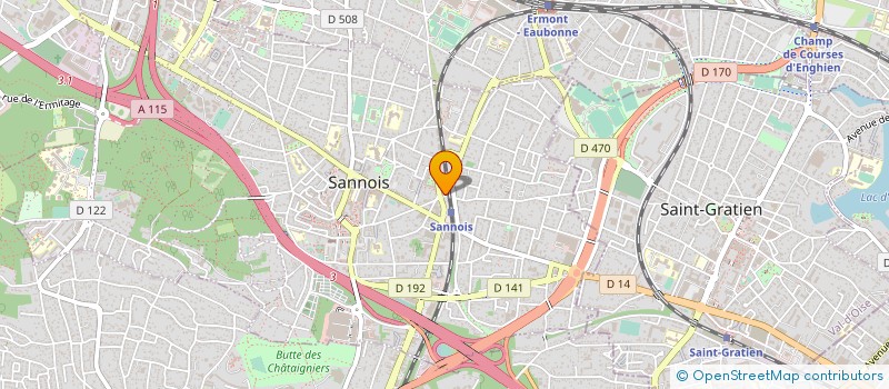 localisation de l'entreprise BAJ CONSULTING  SANNOIS