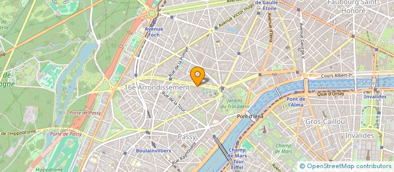 localisation de l'entreprise BAJ RETAIL à PARIS