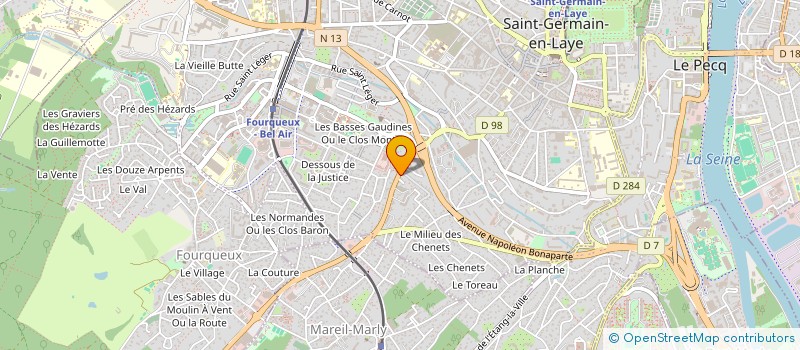 localisation de l'entreprise BAJAC  SAINT-GERMAIN-EN-LAYE