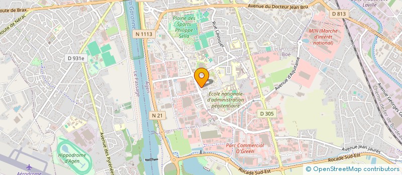 localisation de l'entreprise BAJADA à AGEN