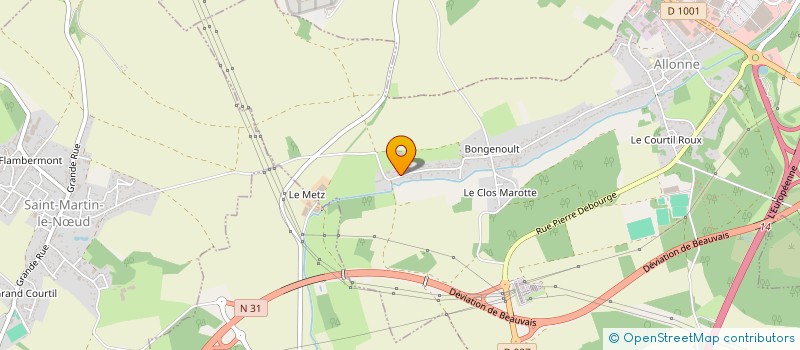 localisation de l'entreprise BAJADISCOUNT à ALLONNE