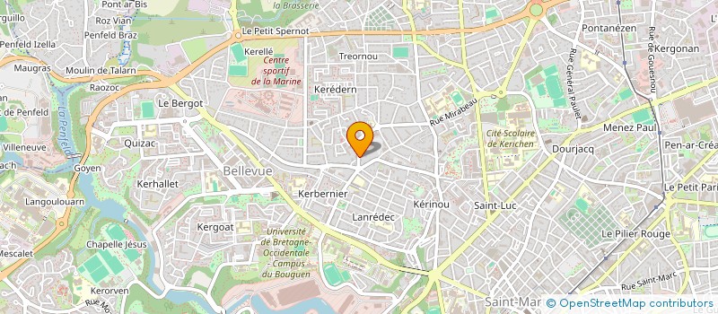 localisation de l'entreprise BAJALIVA à BREST
