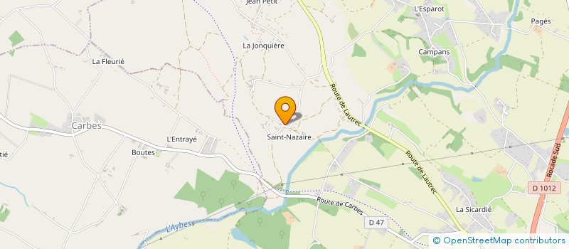 localisation de l'entreprise BAJAM  CASTRES