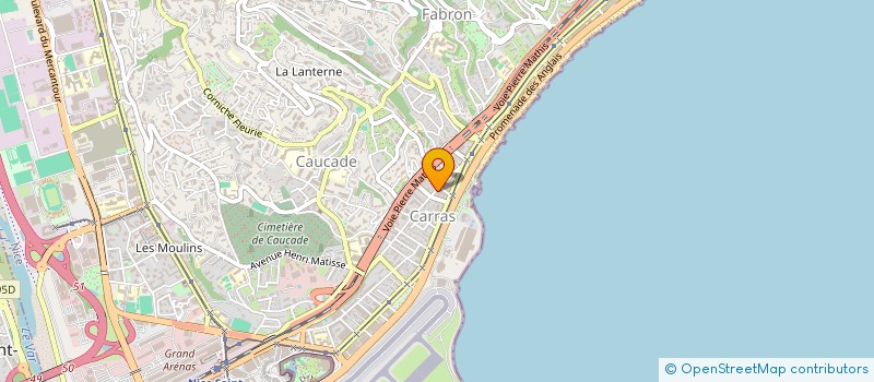 localisation de l'entreprise BAJAN DESROCHES  NICE