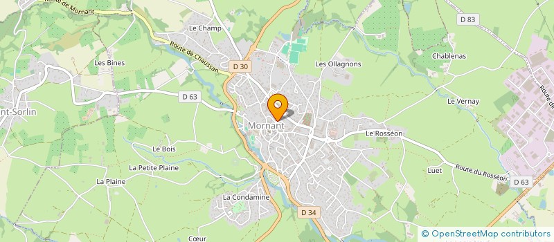 localisation de l'entreprise BAJARD/BONNET-GONNET  MORNANT