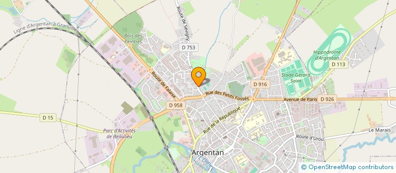 localisation de l'entreprise BAJARGENTAN à ARGENTAN