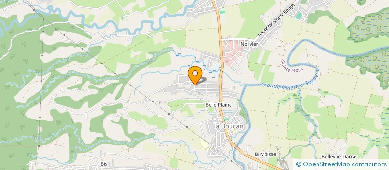 localisation de l'entreprise BAJAZET OMER ET NELLUGE FRANTZ  SAINTE-ROSE