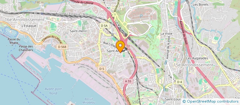 localisation de l'entreprise BAJE  MARSEILLE