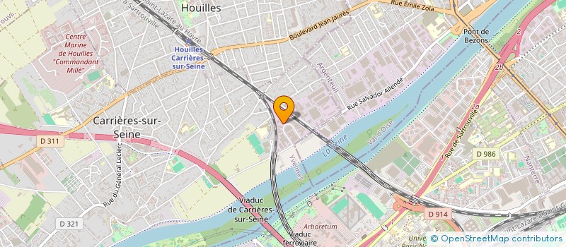 localisation de l'entreprise BAJE SECURITE à CARRIERES-SUR-SEINE