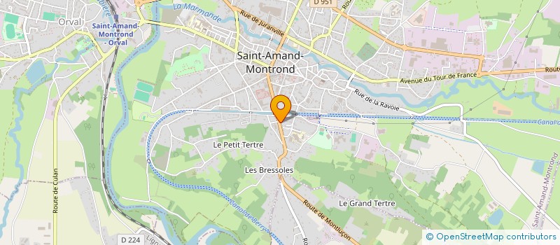 localisation de l'entreprise BAJELE  SAINT-AMAND-MONTROND