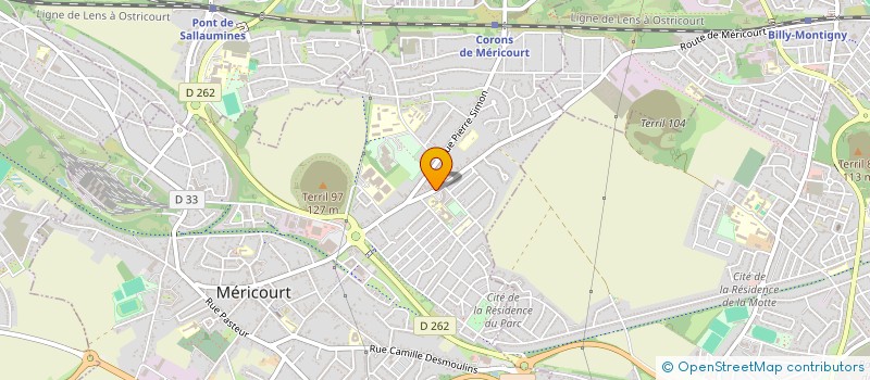 localisation de l'entreprise BAJEUX MARYLINE  MERICOURT