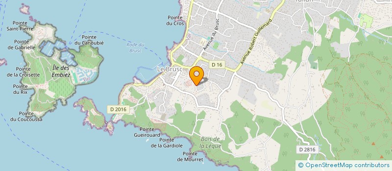 localisation de l'entreprise BAJI à SIX-FOURS-LES-PLAGES