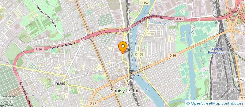 localisation de l'entreprise BAJOANEL à CHOISY-LE-ROI