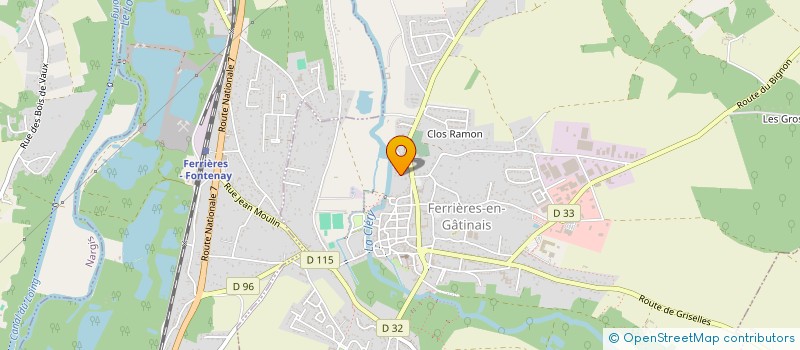 localisation de l'entreprise BAJOELAN à FERRIERES-EN-GATINAIS