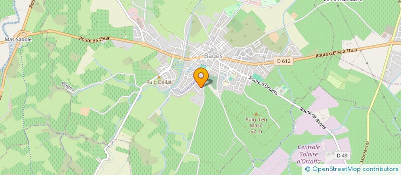 localisation de l'entreprise BAJOLES à BAGES