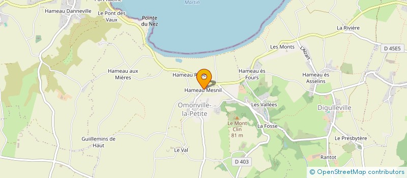 localisation de l'entreprise BAJOLI  LA HAGUE