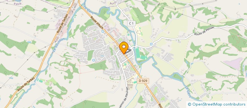 localisation de l'entreprise BAJOLLE APPOLLINE LAUGO  PAVIE