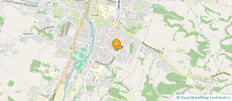 localisation de l'entreprise BAJON CONSULTING  AUCH