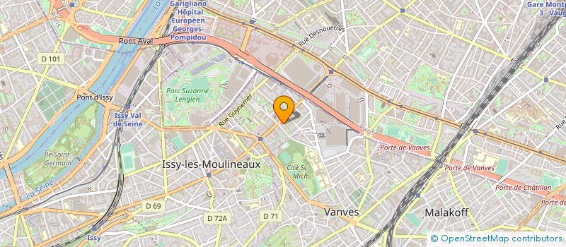 localisation de l'entreprise BAJOPI à ISSY-LES-MOULINEAUX