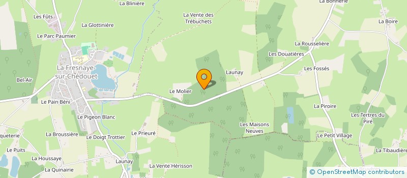 localisation de l'entreprise BAJOU DU CHEDOUET SOC CIVILE IMMOBILIERE  VILLENEUVE-EN-PERSEIGNE