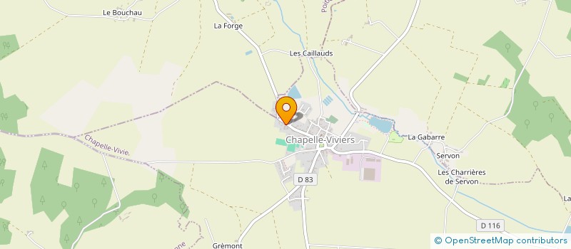 localisation de l'entreprise BAJOUX IMMO  CHAPELLE-VIVIERS