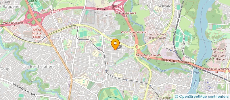 localisation de l'entreprise BAJP à NANTES