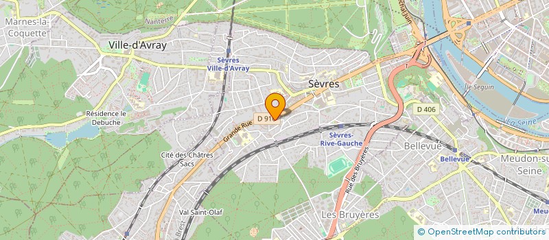 localisation de l'entreprise BAJUJEA à SEVRES