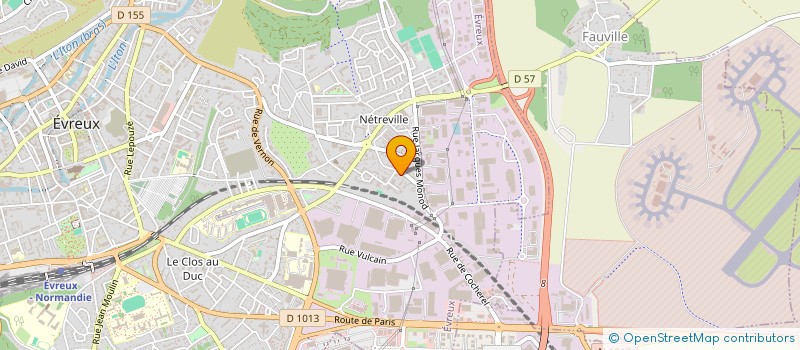 localisation de l'entreprise BAK 2G  EVREUX