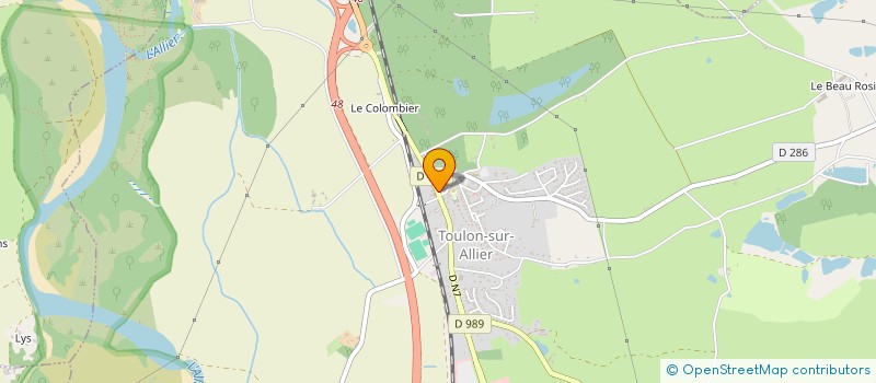 localisation de l'entreprise BAK  TOULON-SUR-ALLIER