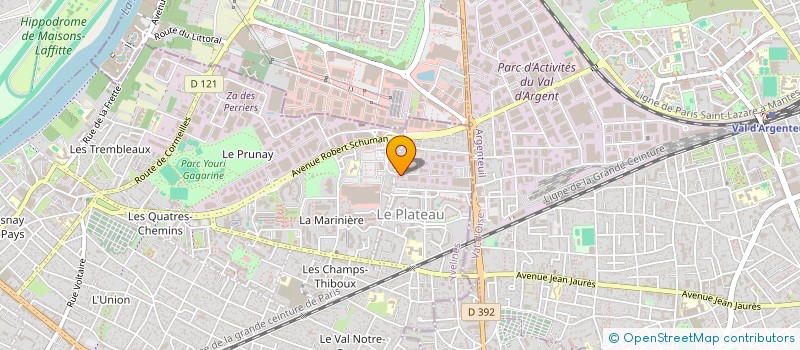 localisation de l'entreprise BAK  SARTROUVILLE