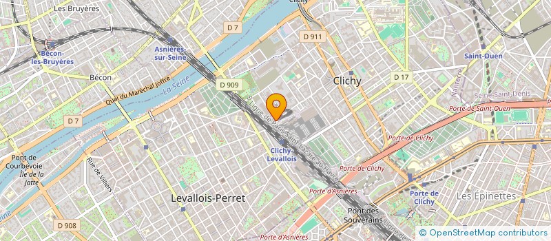 localisation de l'entreprise BAK DECOR à CLICHY