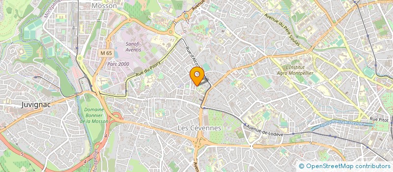localisation de l'entreprise BAK-ENEERGIE à MONTPELLIER