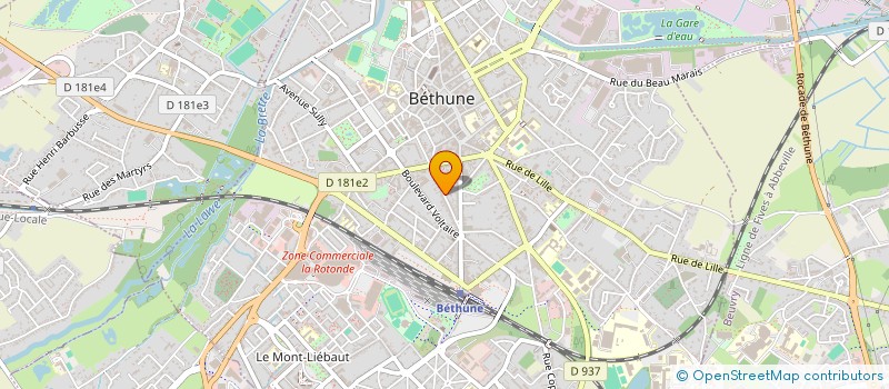 localisation de l'entreprise BAK FAMILY  BETHUNE