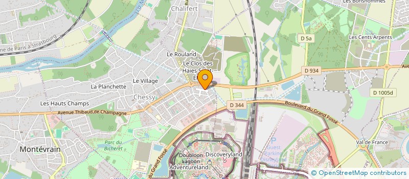 localisation de l'entreprise BAK HOLDING à CHESSY